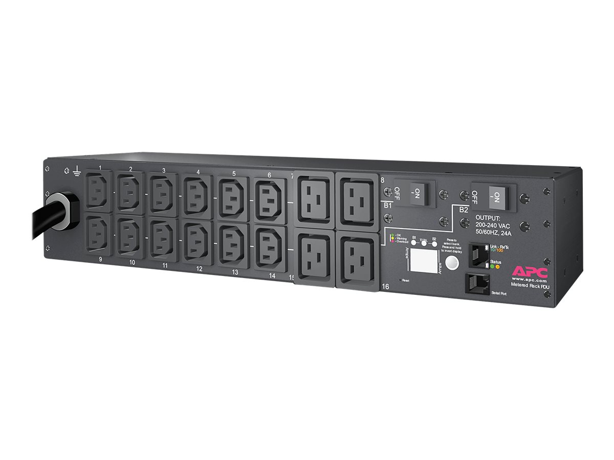 APC Metered Rack PDU AP7811B - Stromverteilungseinheit (Rack - einbaufähig) - Wechselstrom 200/208/230 V - Ethernet - Eingabe, Eingang NEMA L6-30