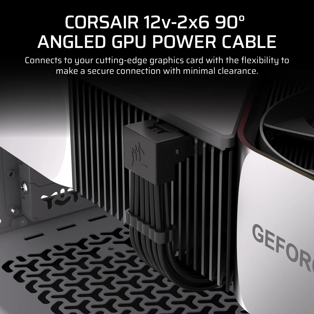 Corsair Cable GPU 90 deg. PCIe5 Style A-straight - Kabel - Strom/Netzteil, Ansicht 3