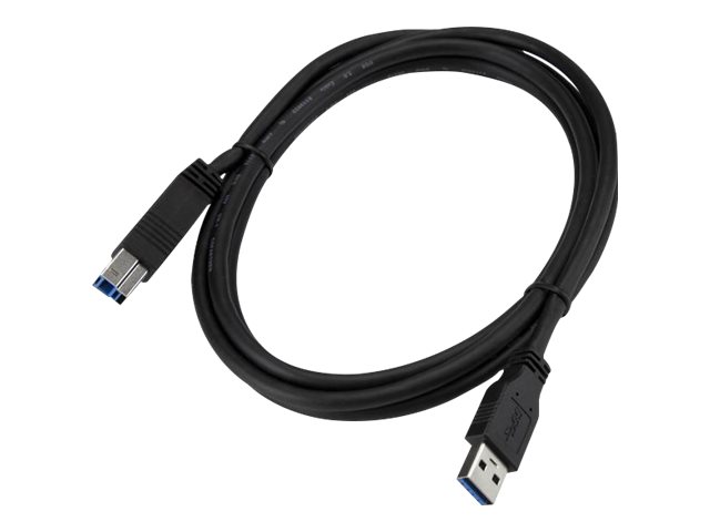 StarTech.com StarTech 2m zertifiziertes USB 3.0 SuperSpeed Kabel A auf B - Schwarz - USB 3 Anschlusskabel - Stecker/Stecker - USB-Kabel - USB Type B (M)