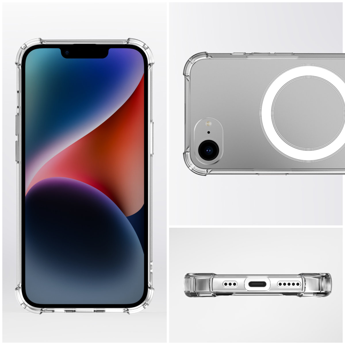 4smarts Hybrid Ibiza - Hintere Abdeckung für Mobiltelefon - kompatibel mit MagSafe - Polycarbonat (PC), Ansicht 3