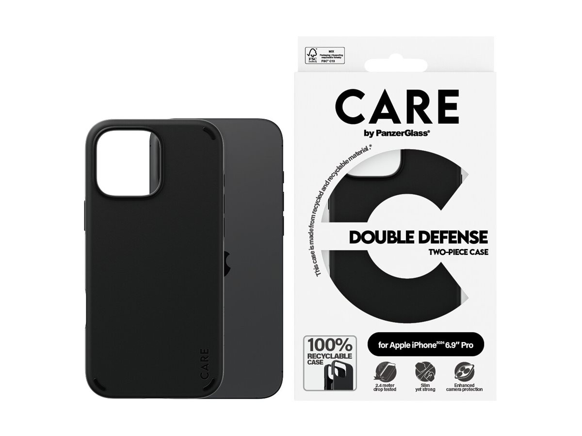 PanzerGlass CARE by PanzerGlass Double Defense - Hintere Abdeckung für Apple iPhone 16 Pro Max, Ansicht 2