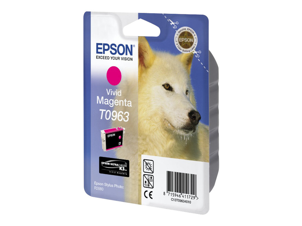 Epson T0963 - 11.4 ml - Vivid Magenta - original - Blisterverpackung - Tintenpatrone