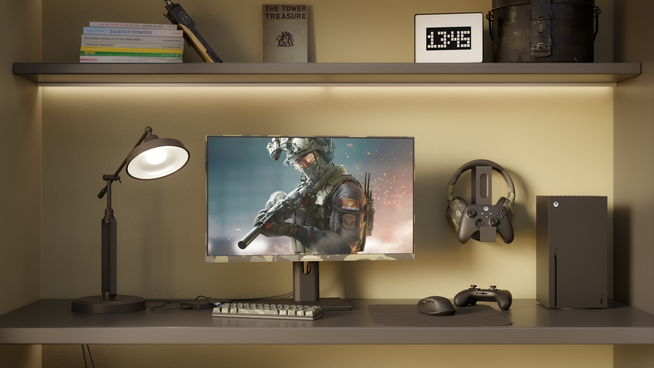 JAPANNEXT JN-IPS238FHD200F-HSP-Camo 16 9 HDMI FHD - Flachbildschirm (TFT/LCD) - TFT - 23.8, Ansicht 4