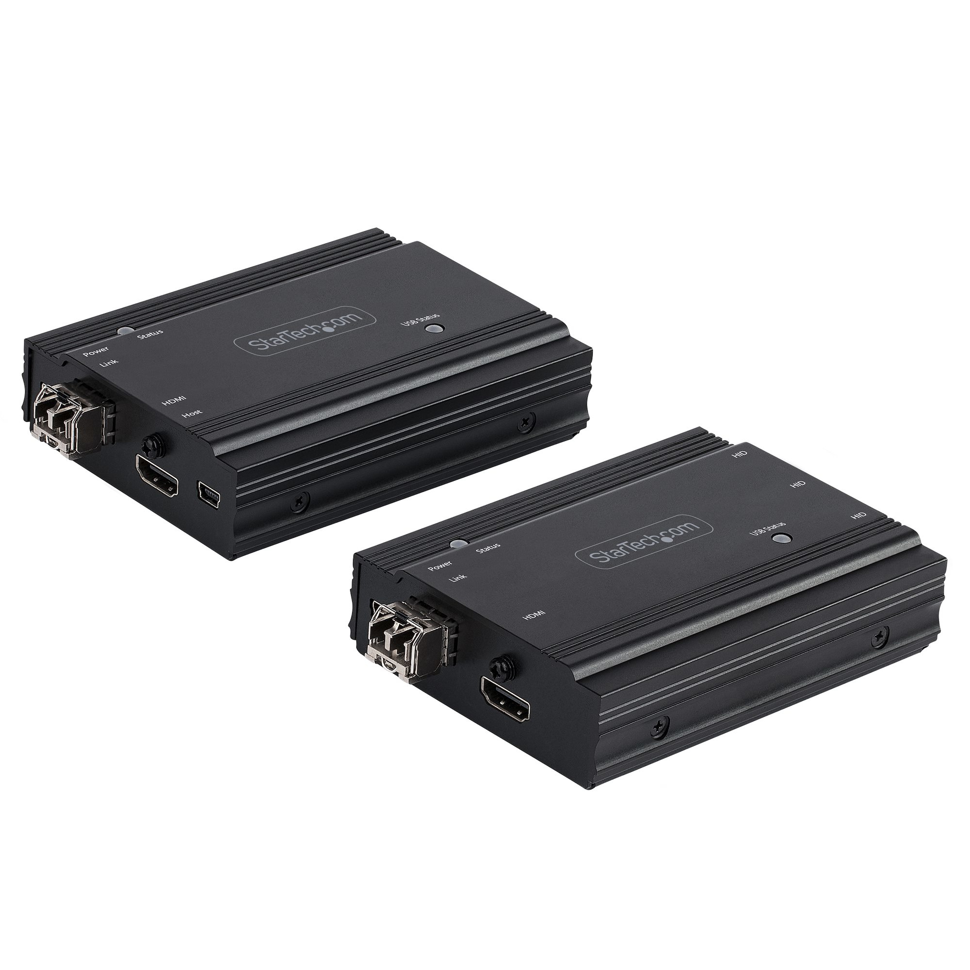 StarTech.com 4K HDMI LWL Extender - HDMI Video & USB Remote KVM Switch/Console Extender - bis zu 300m (MultiMode), Ansicht 2