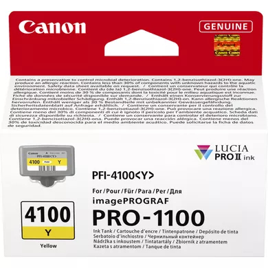 Canon PFI-4100 Y - 80 ml - Gelb - original - Hängebox, Ansicht 2