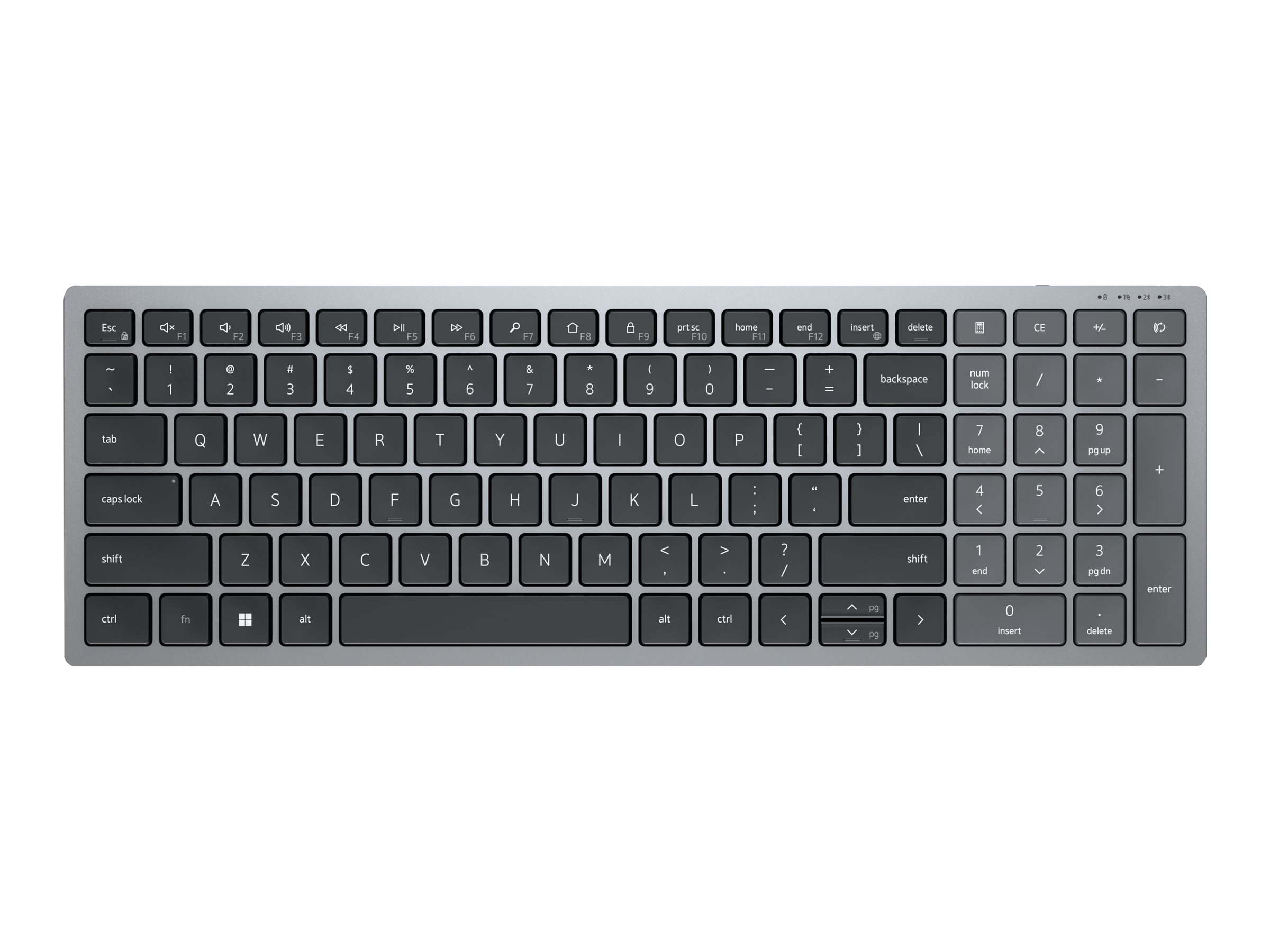 Dell KB740 - Tastatur - kompakt mehrere Geräte