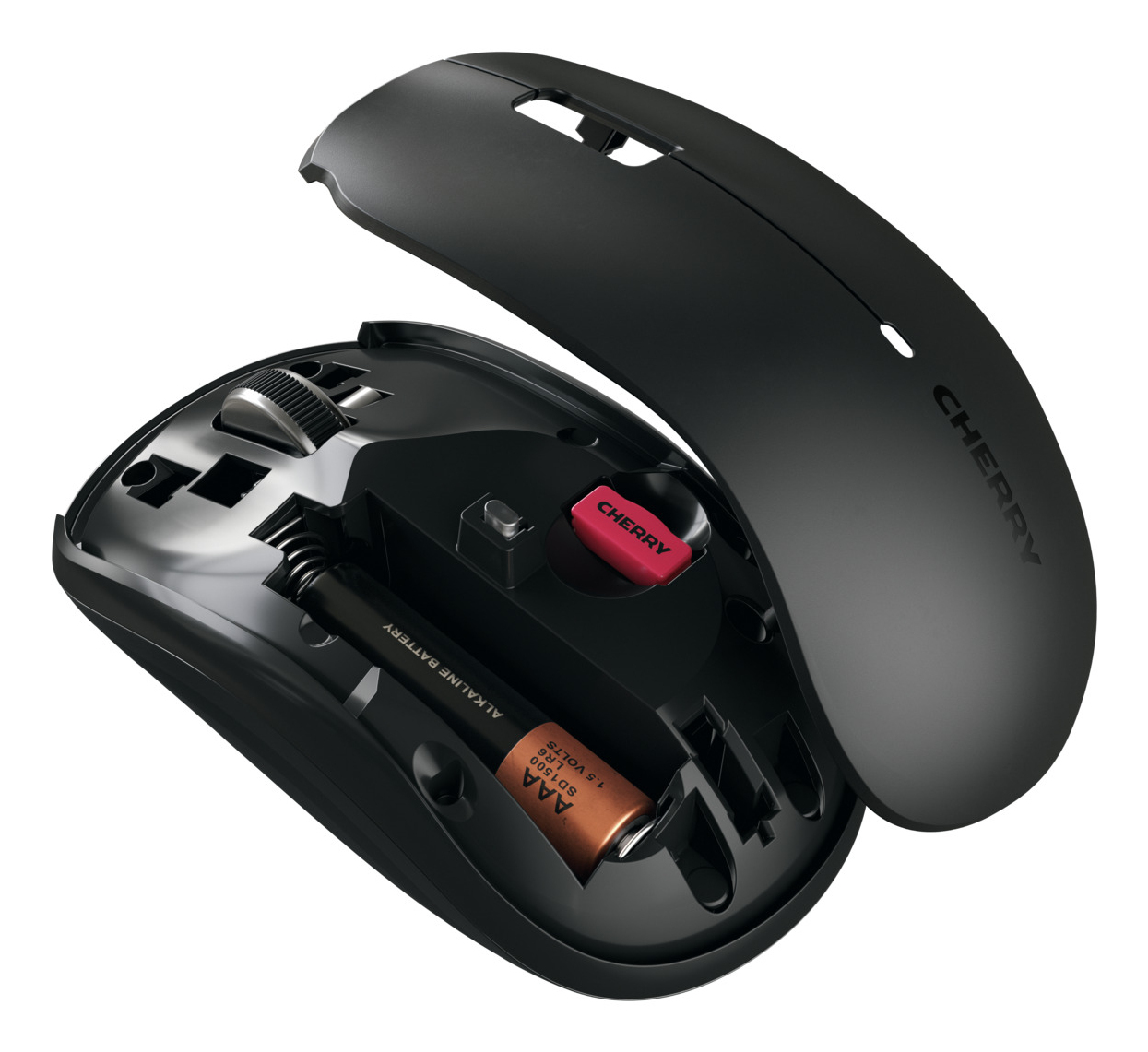 Cherry MW 2200 - Maus - ergonomisch - rechts- und linkshändig - optisch - 3 Tasten - kabellos - 2.4 GHz, Ansicht 2