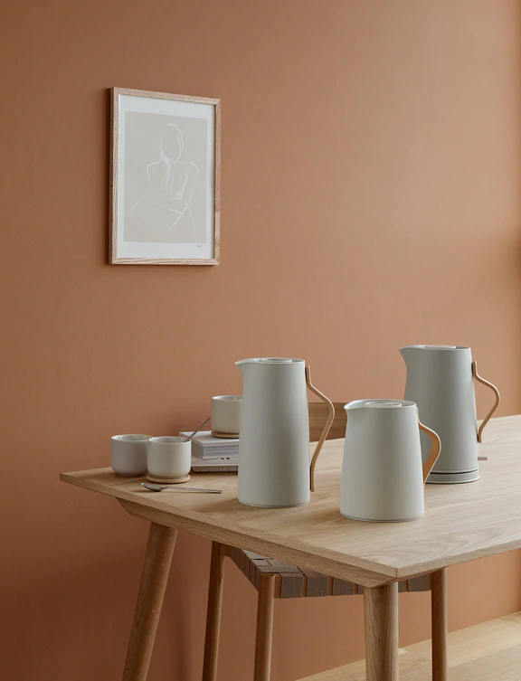 Stelton Emma - 1,2 l - Sand - Kunststoff - Stahl - Holz - Drahtlos, Ansicht 3