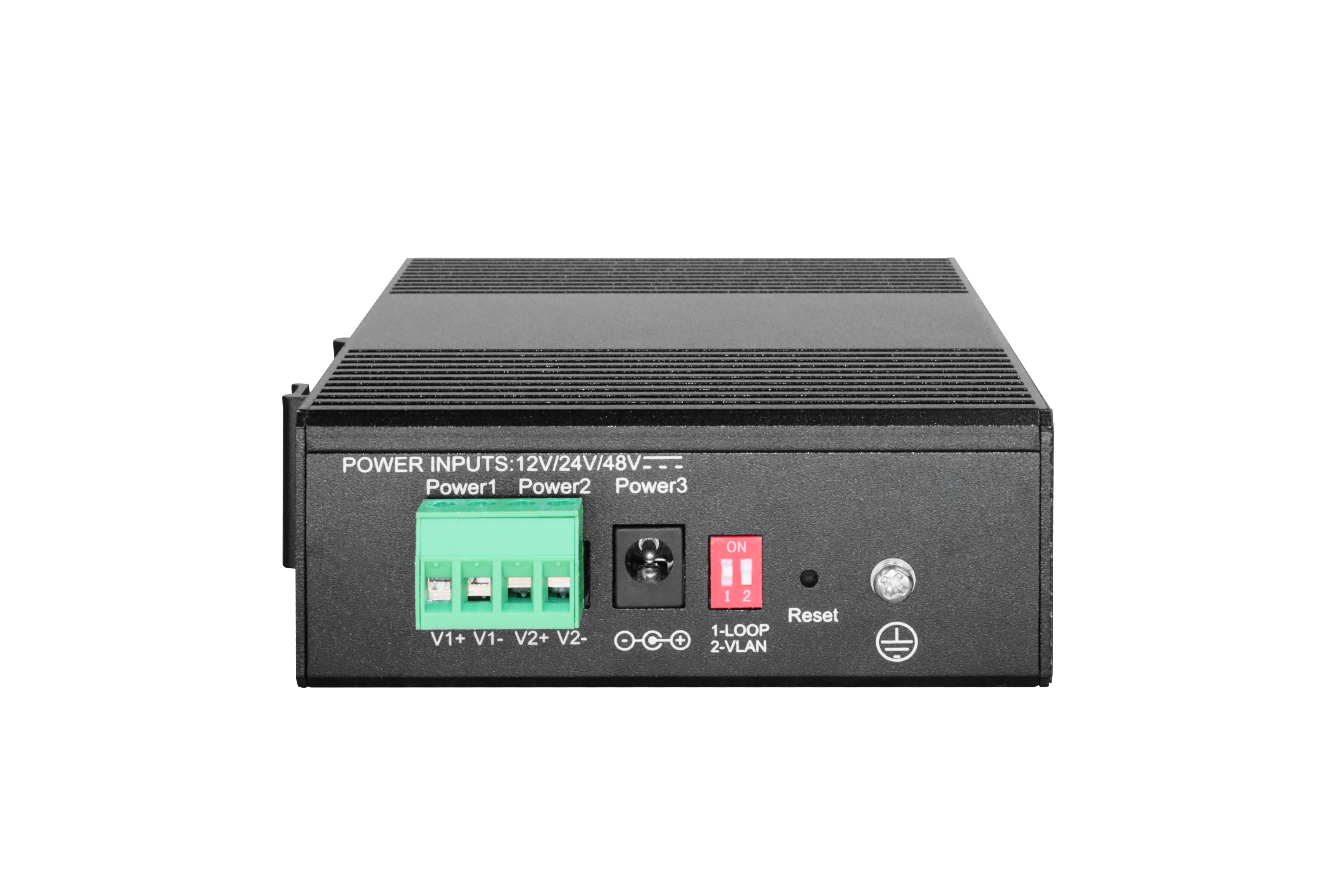 LevelOne Switch 6x GE IGS-2106 2xSFP 4xRJ45 schwarz, Ansicht 3
