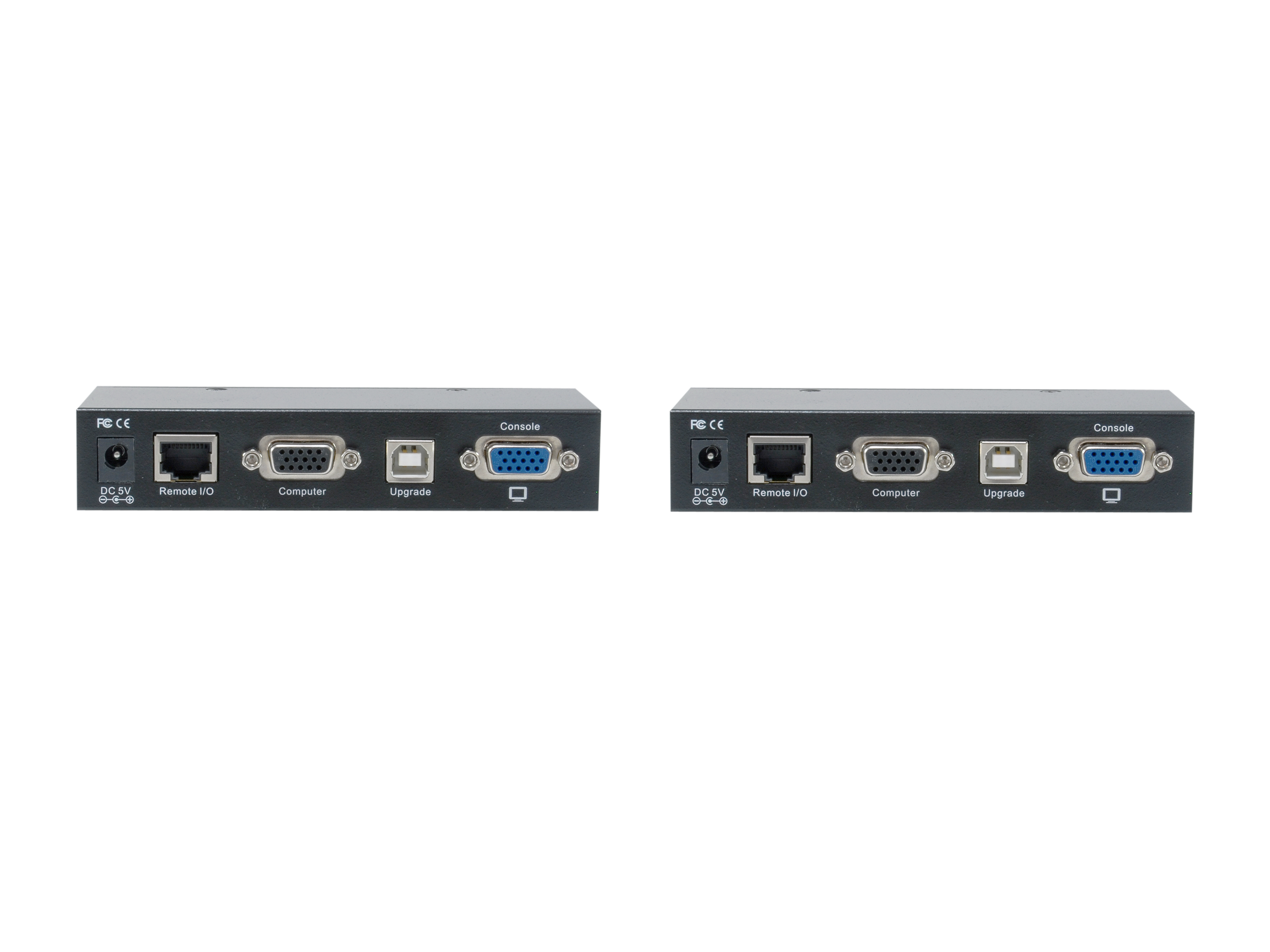 LevelOne KVM over Cat.5 Extender - Sender und Empfänger - Kabelgebunden - 100 m - Cat5 - Cat5e - 1920 x 1200 Pixel, Ansicht 4