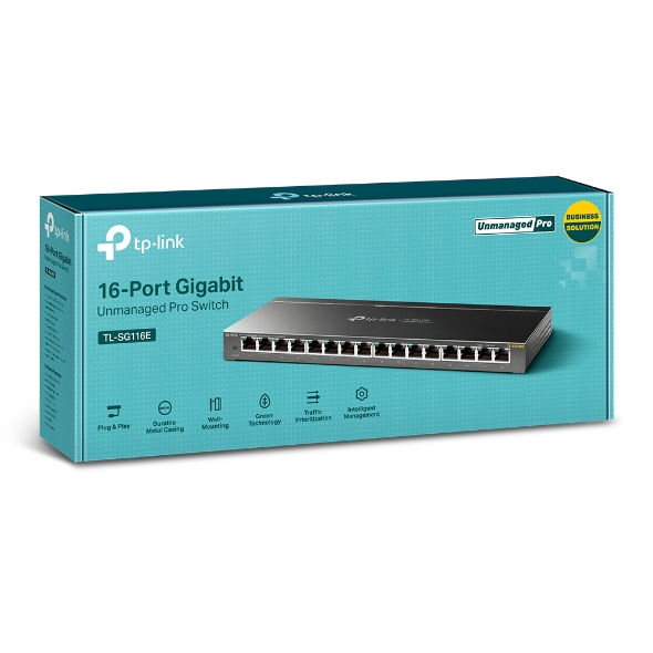 TP-LINK TL-SG116E Unmanaged Pro - Switch - unmanaged, Ansicht 4