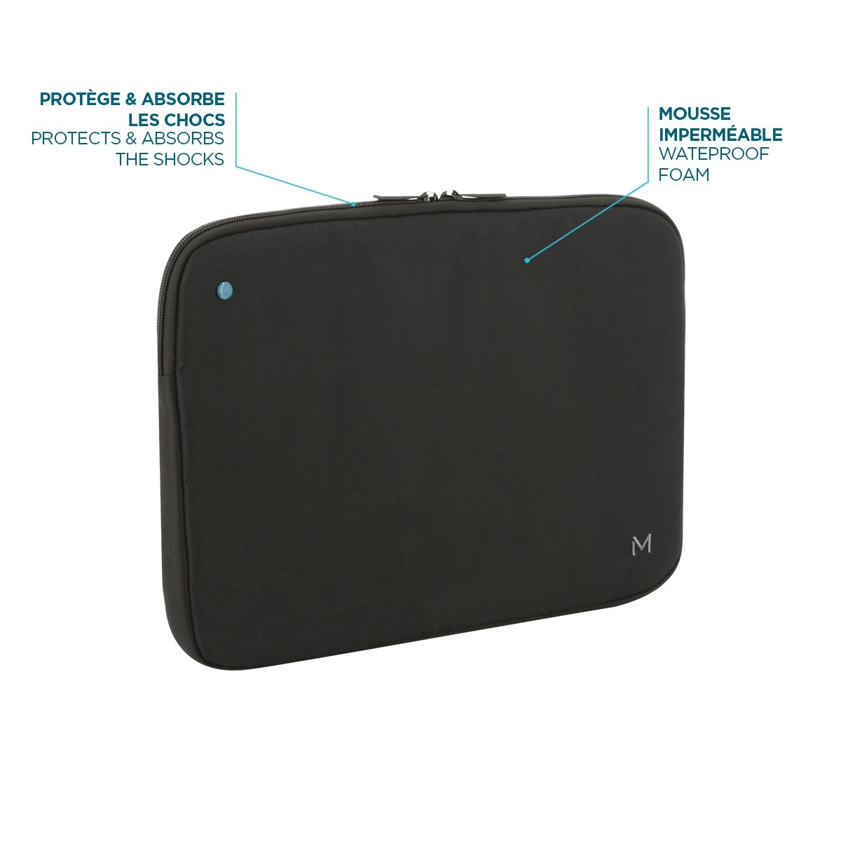 Mobilis THE ONE Recycled - Notebook-Hülle - 45 % recycelt - 31.7-35.6 cm (12.5 - 14), Ansicht 3