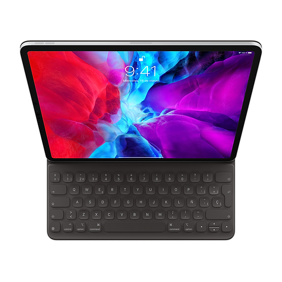 Apple MXNL2Y/A, QWERTY, Spanisch, Apple, iPad Pro 12.9&quot; (6th generation) iPad Pro 12.9&quot; (5th generation) iPad Pro 12.9&quot; (4th generation)..., Schwarz, 32,8 cm (12.9&quot;)