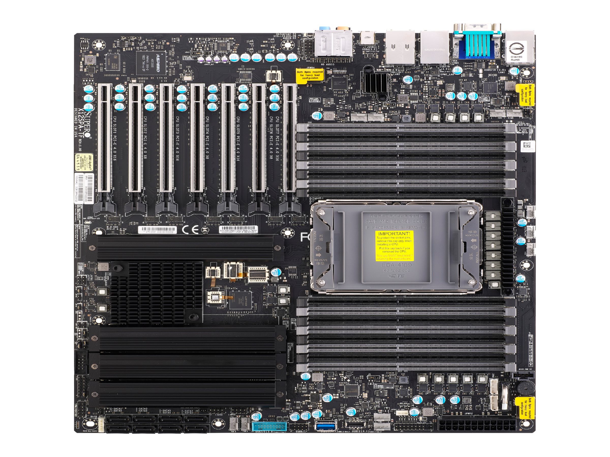 Supermicro X12SPA-TF - Motherboard - E-ATX - LGA4189-Sockel