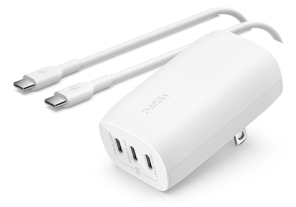 Belkin BoostCharge - Netzteil - PPS Technology - 67 Watt - 3.25 A - Fast Charge, PD 3.0, Power Delivery 3.1 -, Ansicht 3