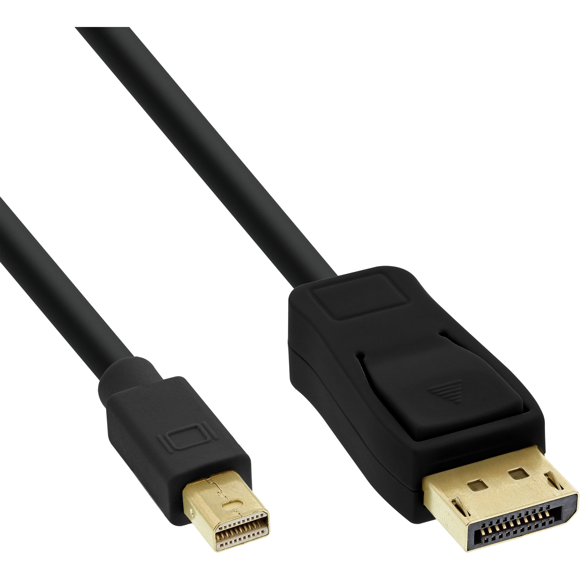 InLine Mini DisplayPort zu DisplayPort Kabel - schwarz - 2m, Ansicht 2
