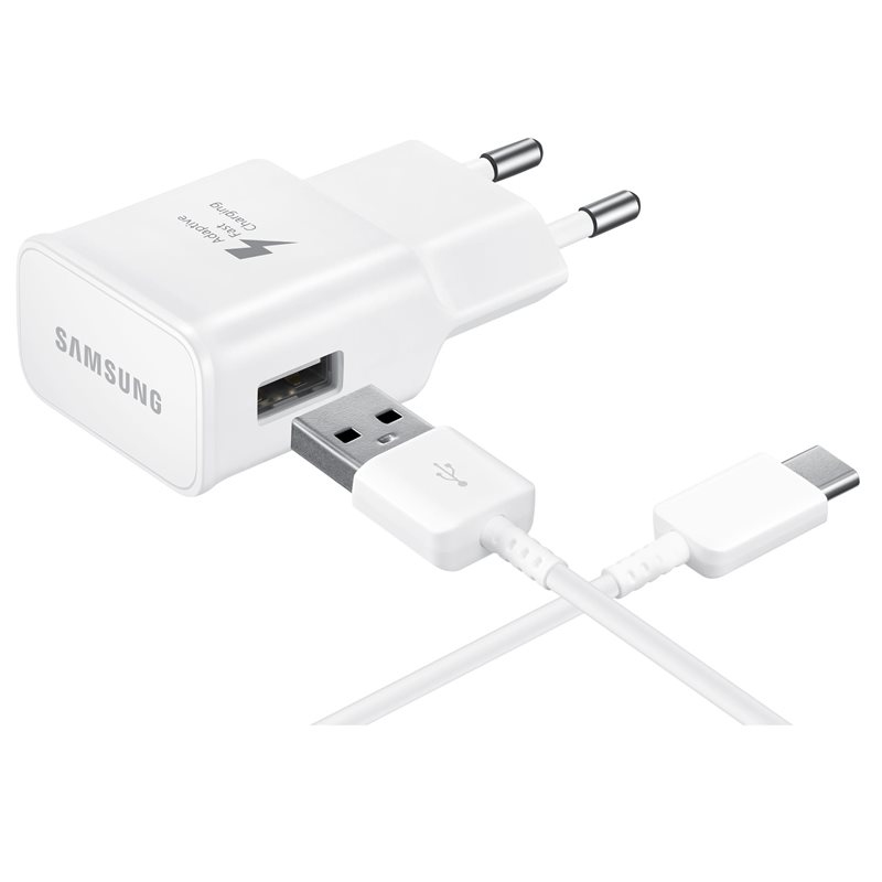 Samsung EP-TA20, Indoor, USB, Weiß