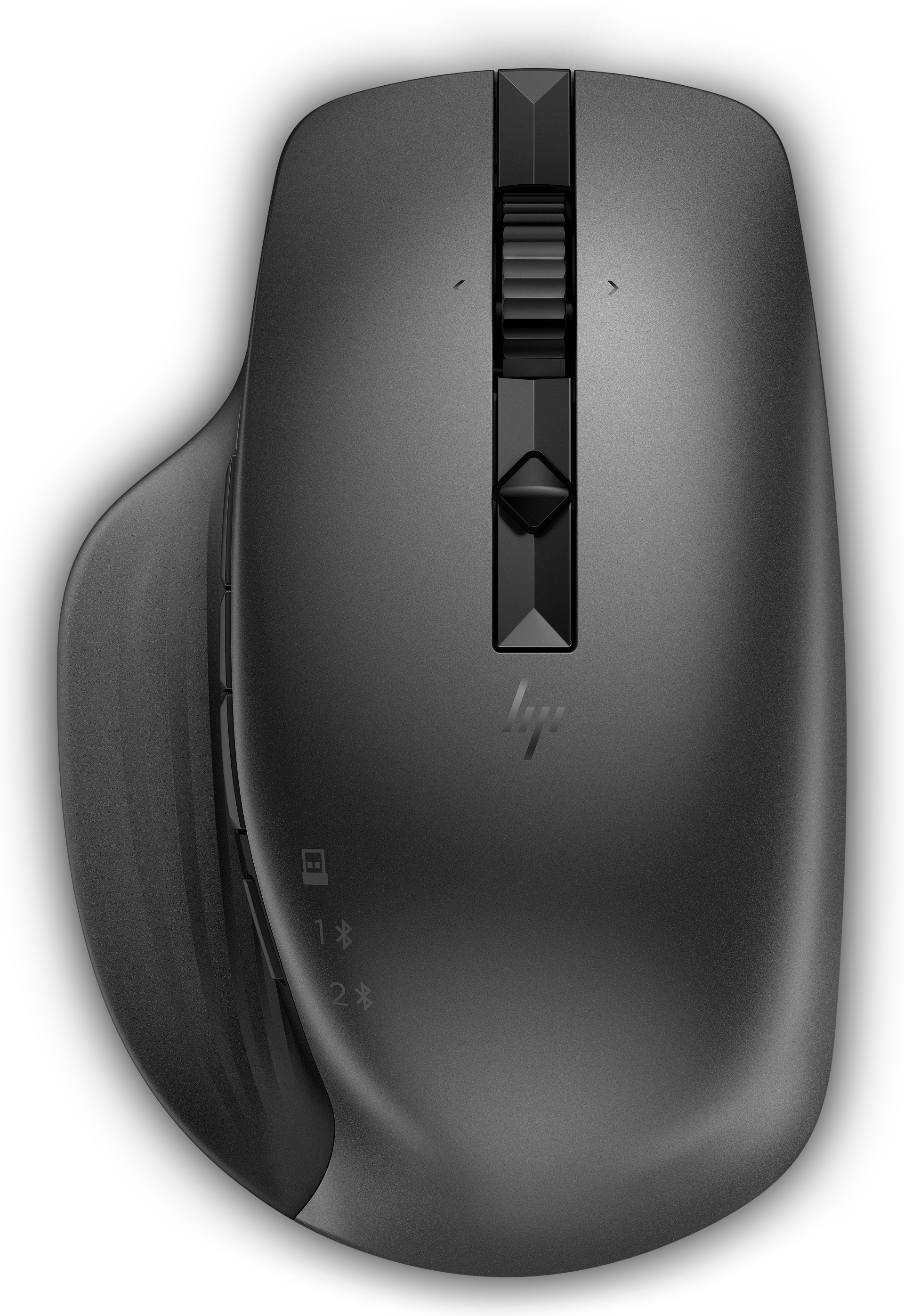 HP 935 Creator Wireless-Maus, rechts, Track-on-glass (TOG), RF Wireless + Bluetooth, 1200 DPI, Schwarz