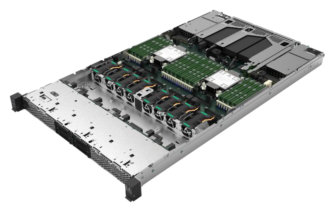 Intel Server System M50CYP1UR204 - Server - Rack-Montage - 1U - keine CPU - RAM 0 GB - SATA - Hot-Swap 6.4 cm (2.5), Ansicht 3