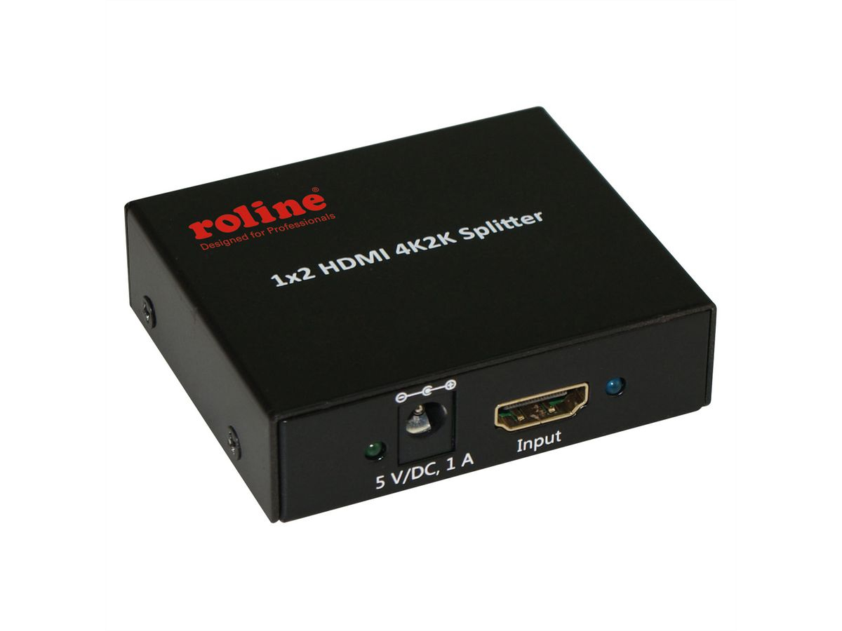ROLINE HDMI Video-Splitter 2fach 4K60, Ansicht 2