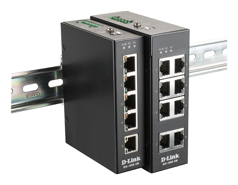D-Link DIS 100E-5W - Switch - unmanaged - 5 x 10/100, Ansicht 2
