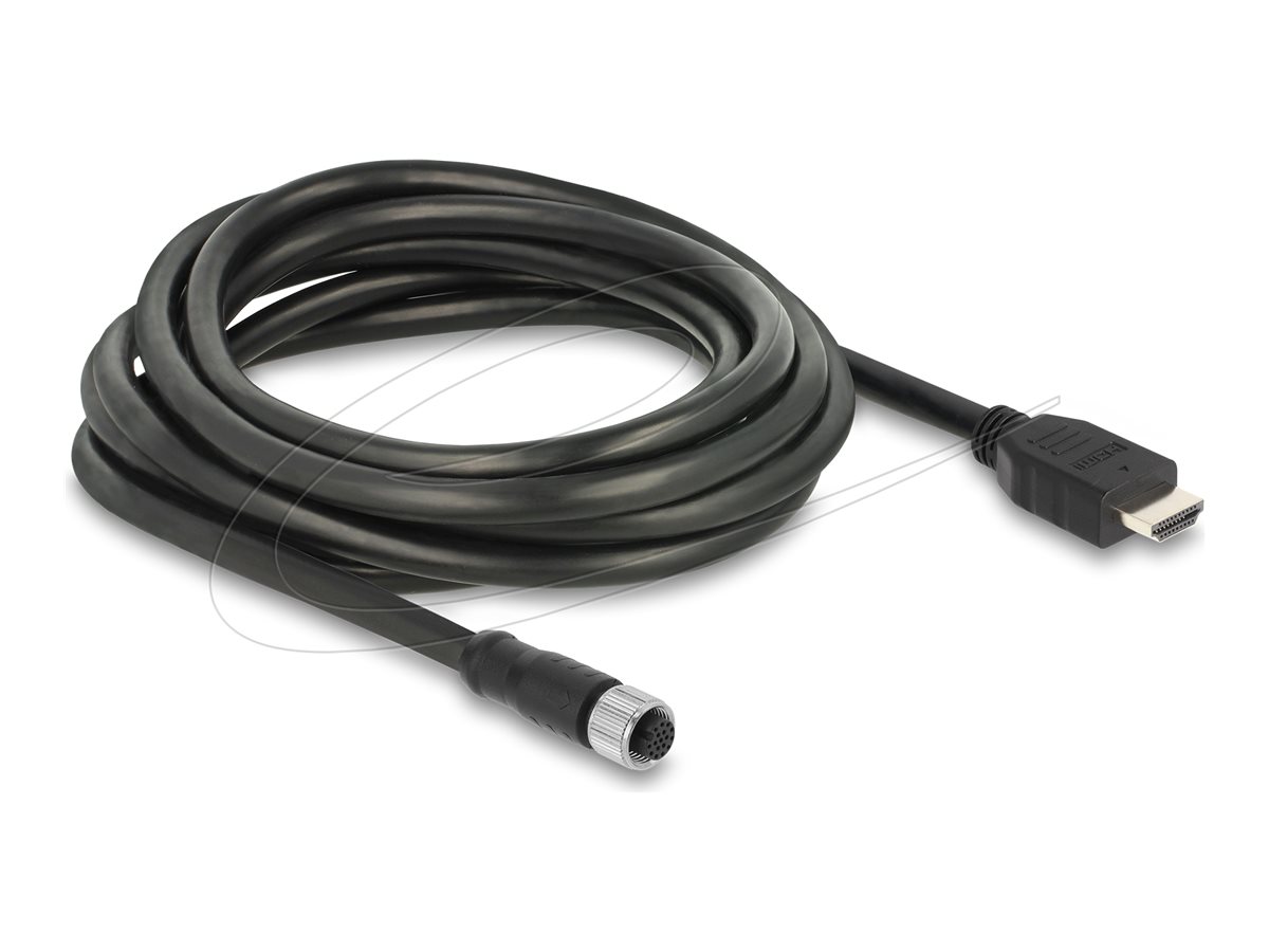 Delock Adapterkabel - 17 pin M12 weiblich zu