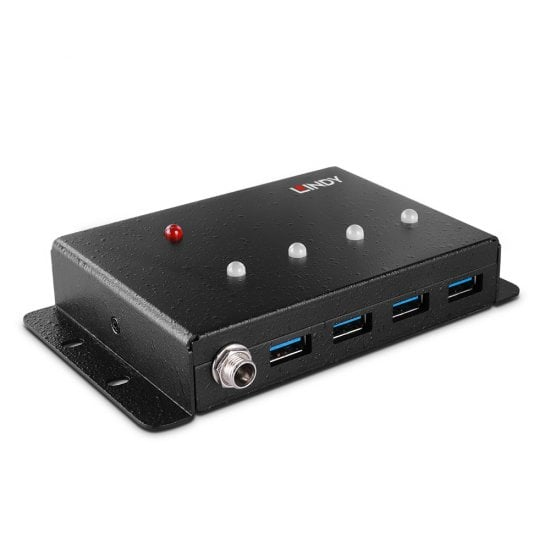 Lindy 4 Port USB 3.0 Metall Hub, Ansicht 2