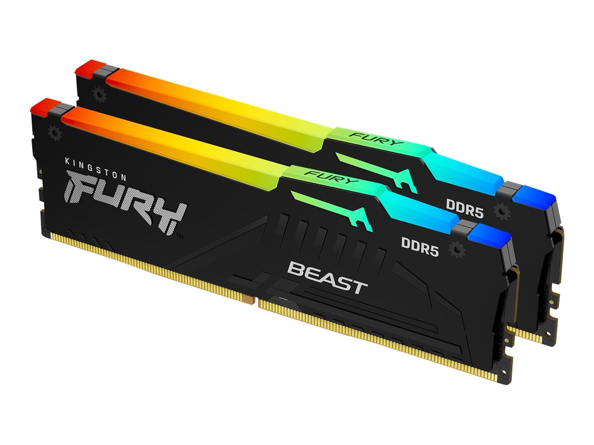 Kingston FURY Beast RGB - DDR5 - Kit - 16 GB: 2 x 8 GB