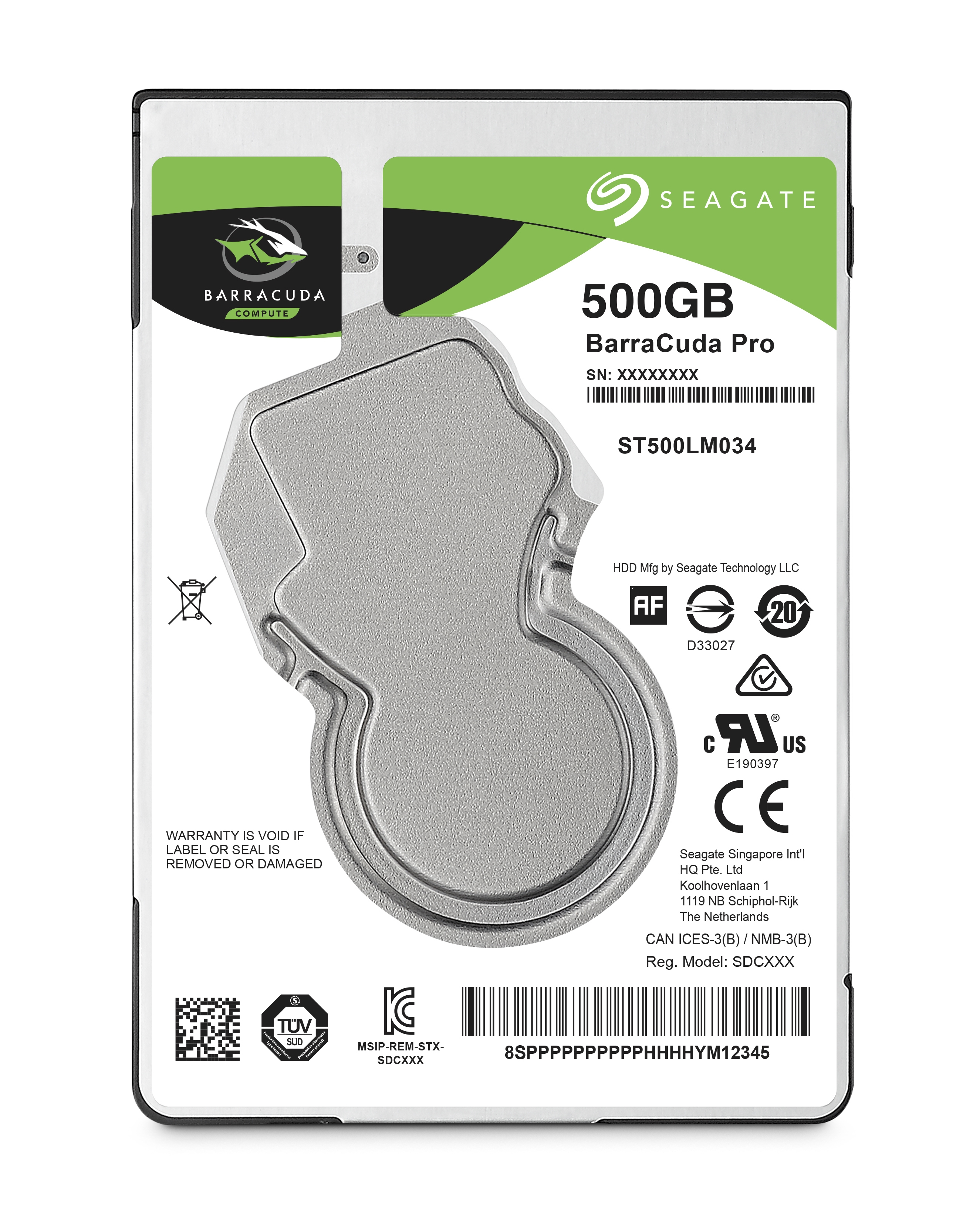 Seagate Barracuda Pro, 2.5&quot;, 500 GB, 7200 RPM