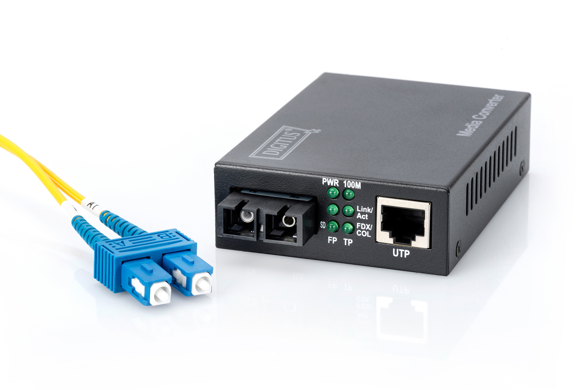 DIGITUS Fast Ethernet Medienkonverter, RJ45 / SC, Ansicht 4