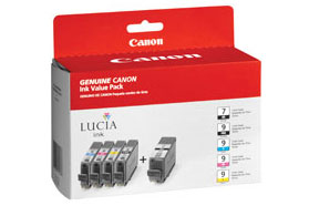 Canon PGI-9 MBK/PC/PM/R/G Multi-Pack - 5er-Pack, Ansicht 2