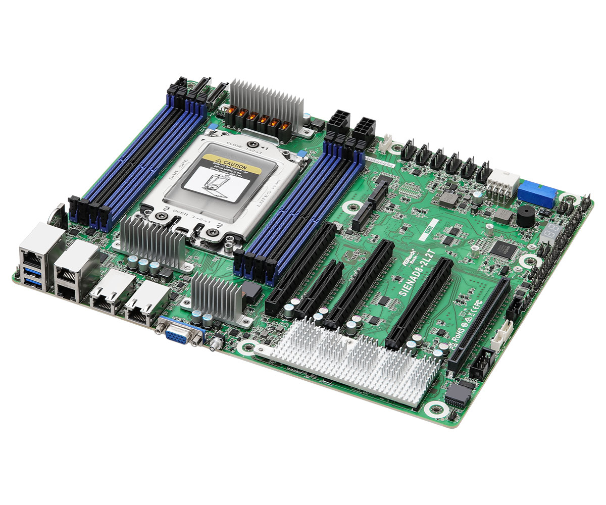 ASRock Rack SIENAD8-2L2T - Motherboard - ATX - Socket SP6, Ansicht 2
