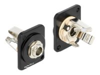 Delock D-Type Module 6.35 mm 3 pin stereo jack to solder connector