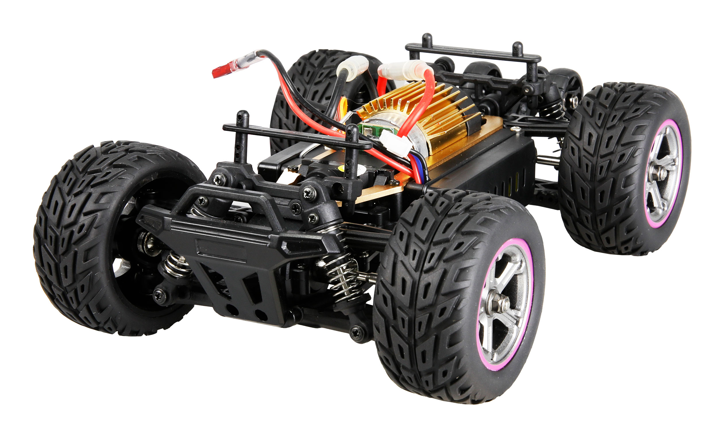 Amewi Hyper Go MAX20 Monstertruck Li-Po 750mAh blau/pink, Ansicht 2
