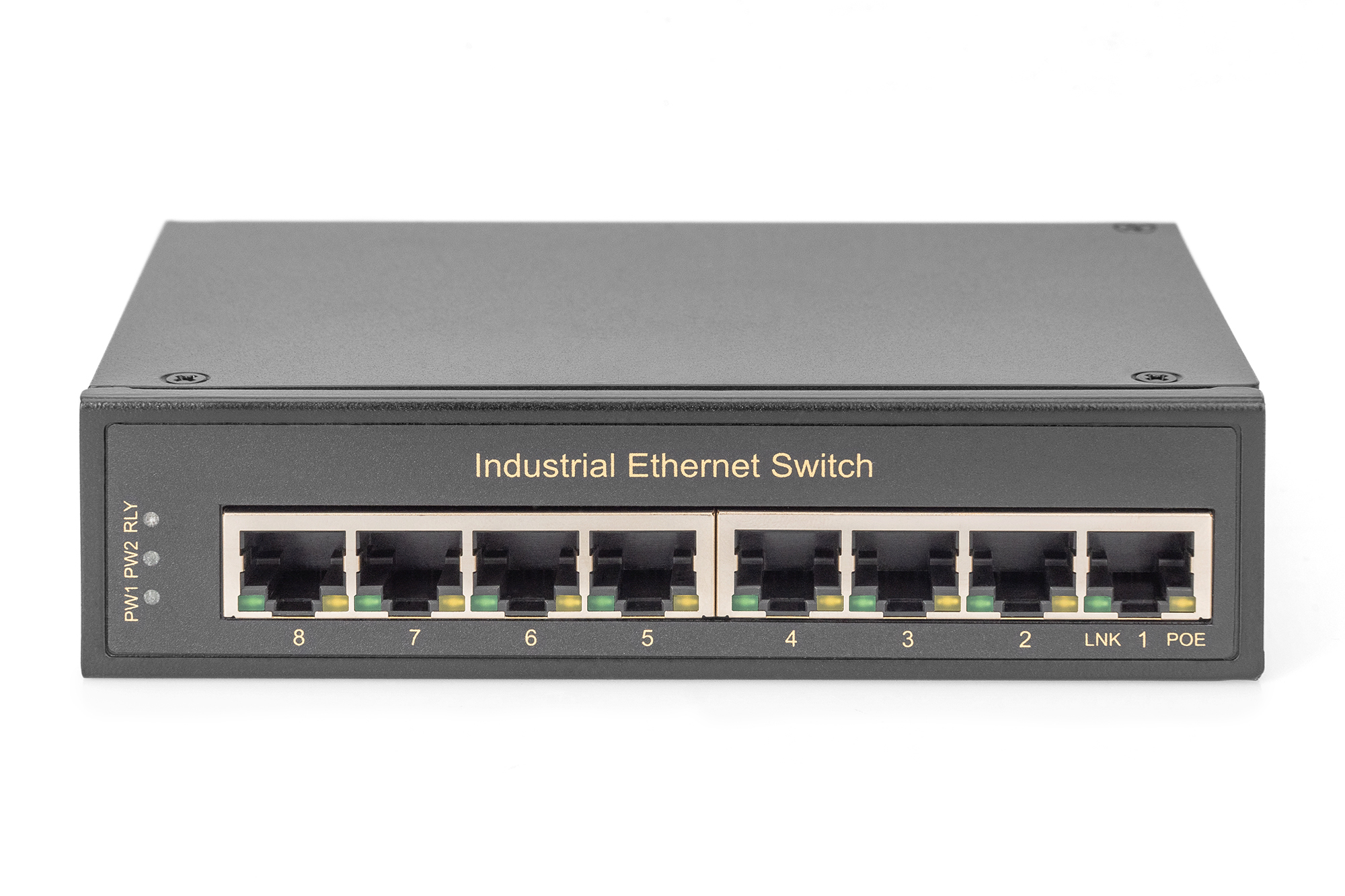 DIGITUS Industrial 8-Port Gigabit Switch, Unmanaged, Ansicht 4