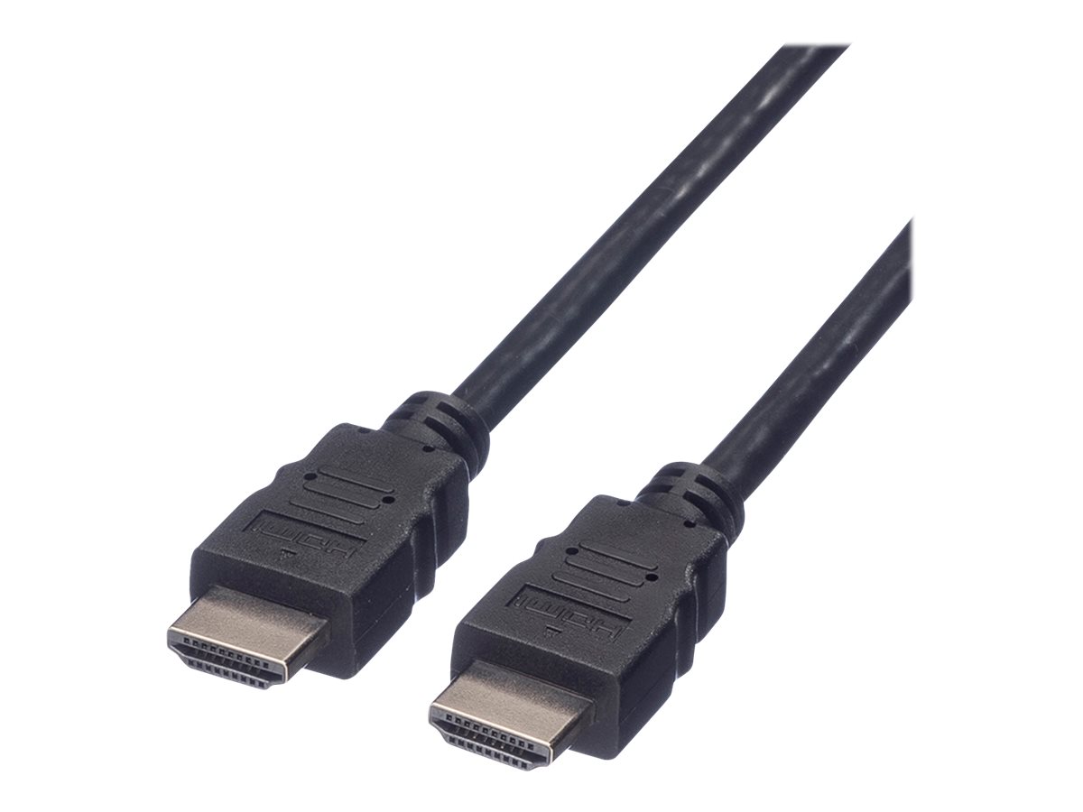 Secomp VALUE - HDMI-Kabel - HDMI männlich zu HDMI männlich - 3 m - abgeschirmt - Grau