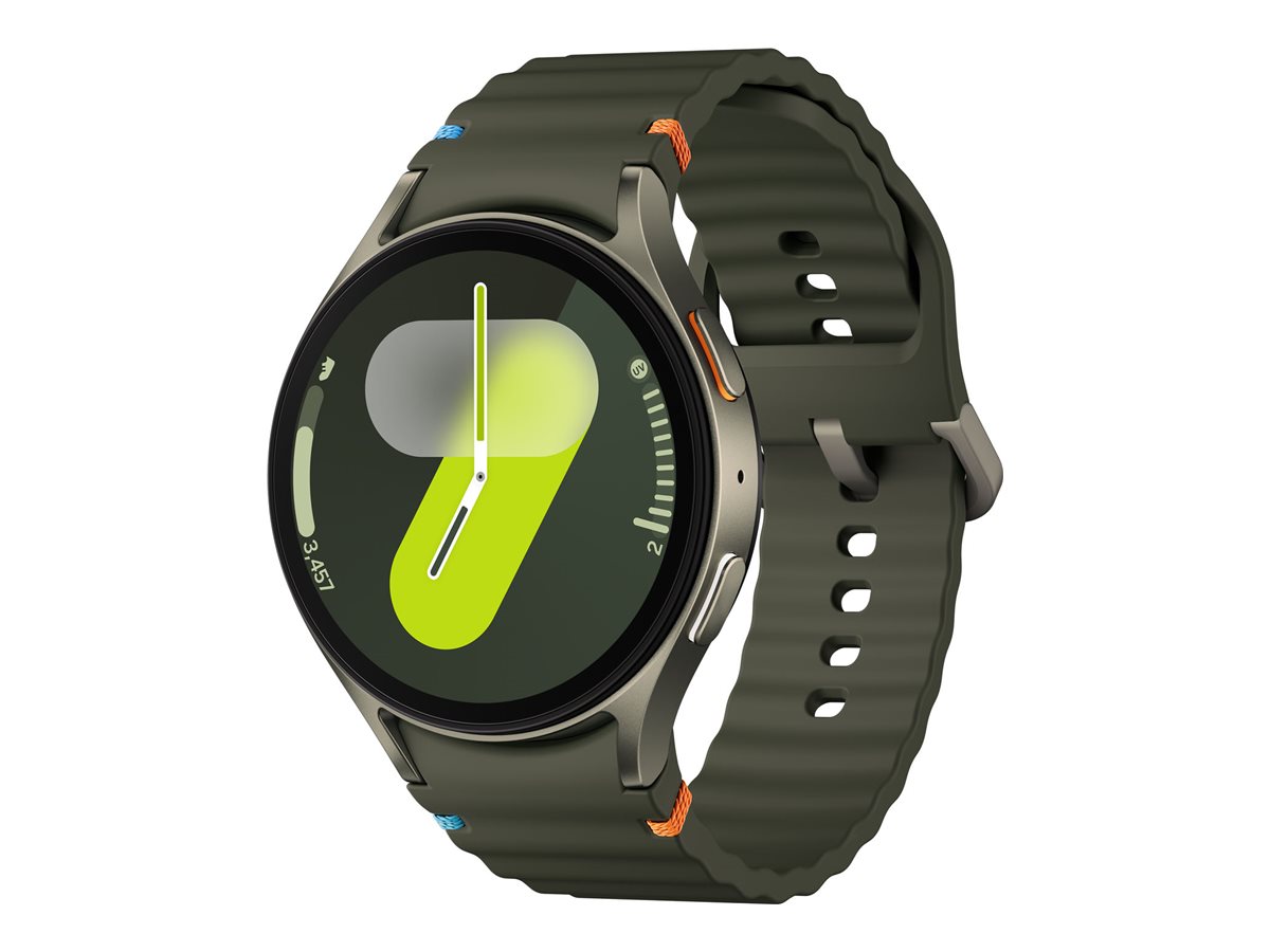 Samsung Galaxy Watch7 - 44 mm - intelligente Uhr mit Sportband - Gummi - Bandgröße: ML - Anzeige 3.7 cm (1.47)