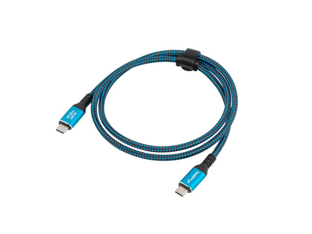 Lanberg USB-C m/m USB4 Kabel 240W 8K 60Hz schwarz/blau - Kabel - Digital/Daten, Ansicht 4