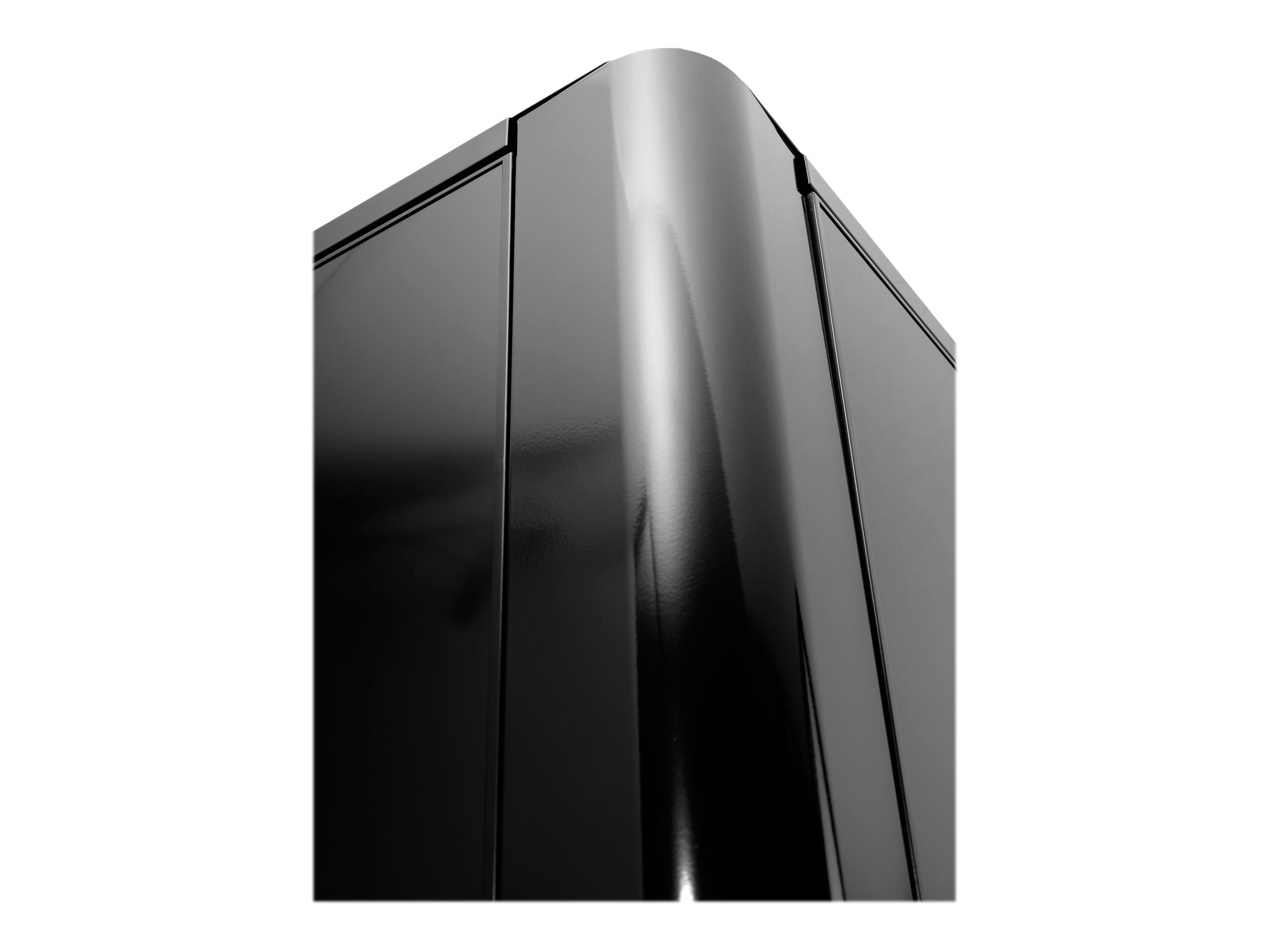 Peerless AV Ultra Stretch Portrait Kiosk KIP586-3LG-EUK - Aufstellung - für 3 LCD-Anzeigen - glänzend schwarze Pulverbeschichtung - Bildschirmgröße: 218.4 cm (86)