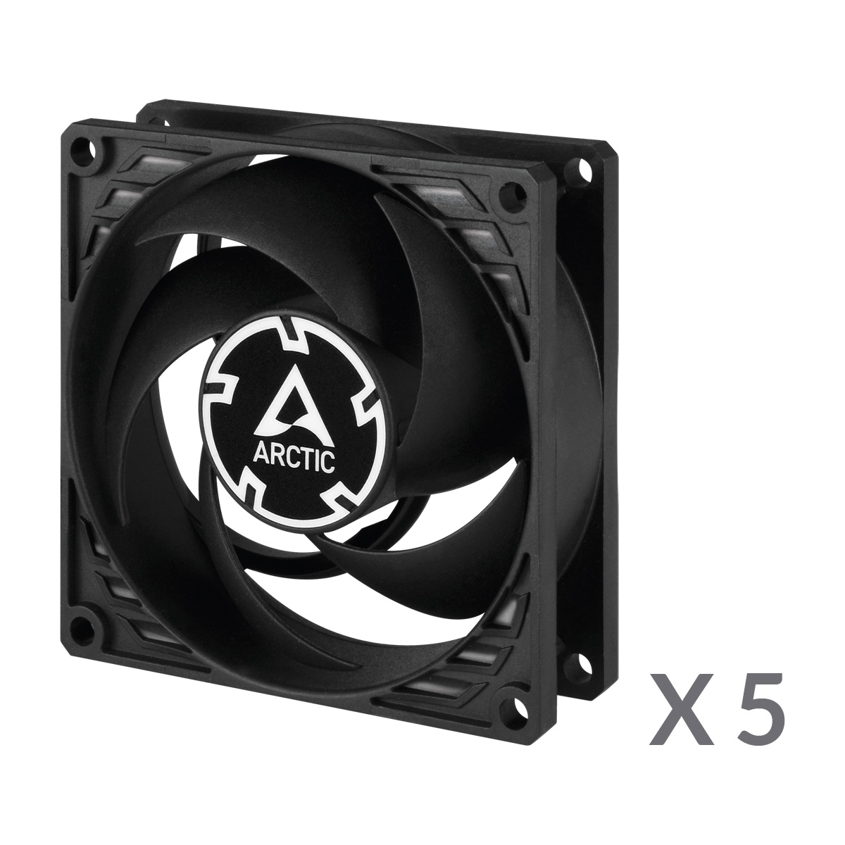 Arctic P8 PWM PST Value Pack - 80 mm PWM PST Lüfter optimiert für statischen Druck - Ventilator - 8 cm - 3000 RPM, Ansicht 2