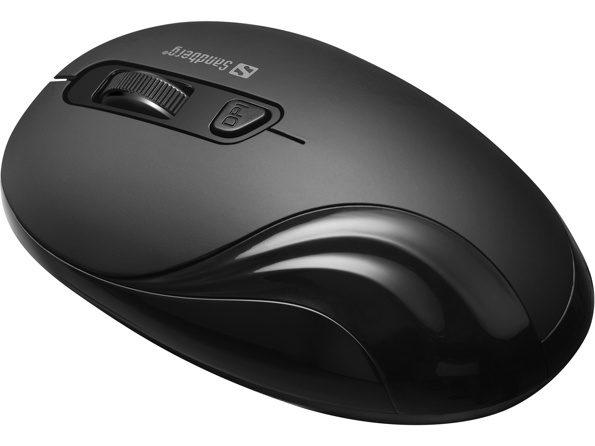 SANDBERG Maus - optisch - 4 Tasten - kabellos - 2.4 GHz - kabelloser Empfänger (USB), Ansicht 4