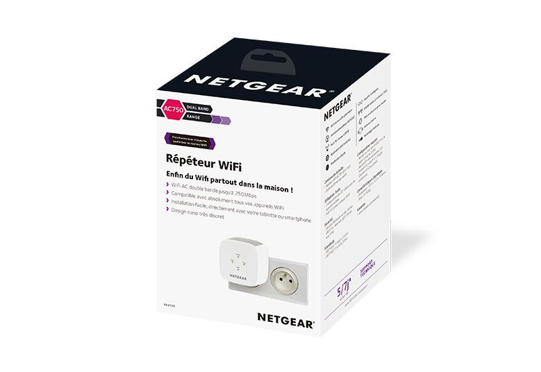 Netgear EX3110 - Wi-Fi-Range-Extender - Wi-Fi 5, Ansicht 3