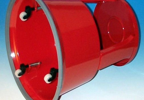 WEDO Kickstool - Klappleiter - pulverbeschichtetes Metall, Ansicht 3