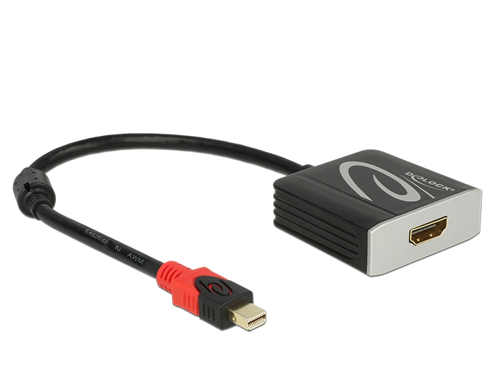 Delock Adapter mini Displayport 1.2 male > HDMI female 4K Active, Ansicht 2