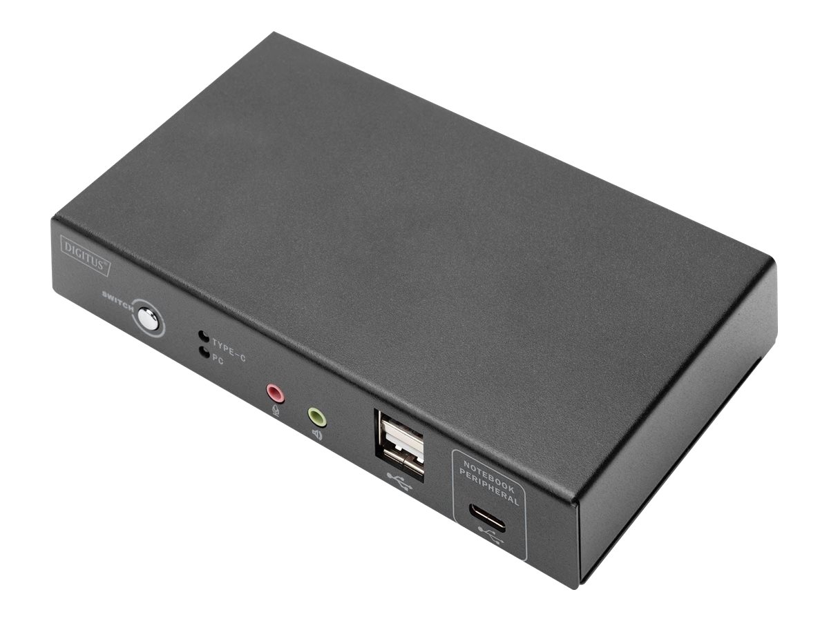 DIGITUS KVM-Switch 2-Port 4K30Hz USB-CUSBHDMI in   HDMI out Netzwerk
