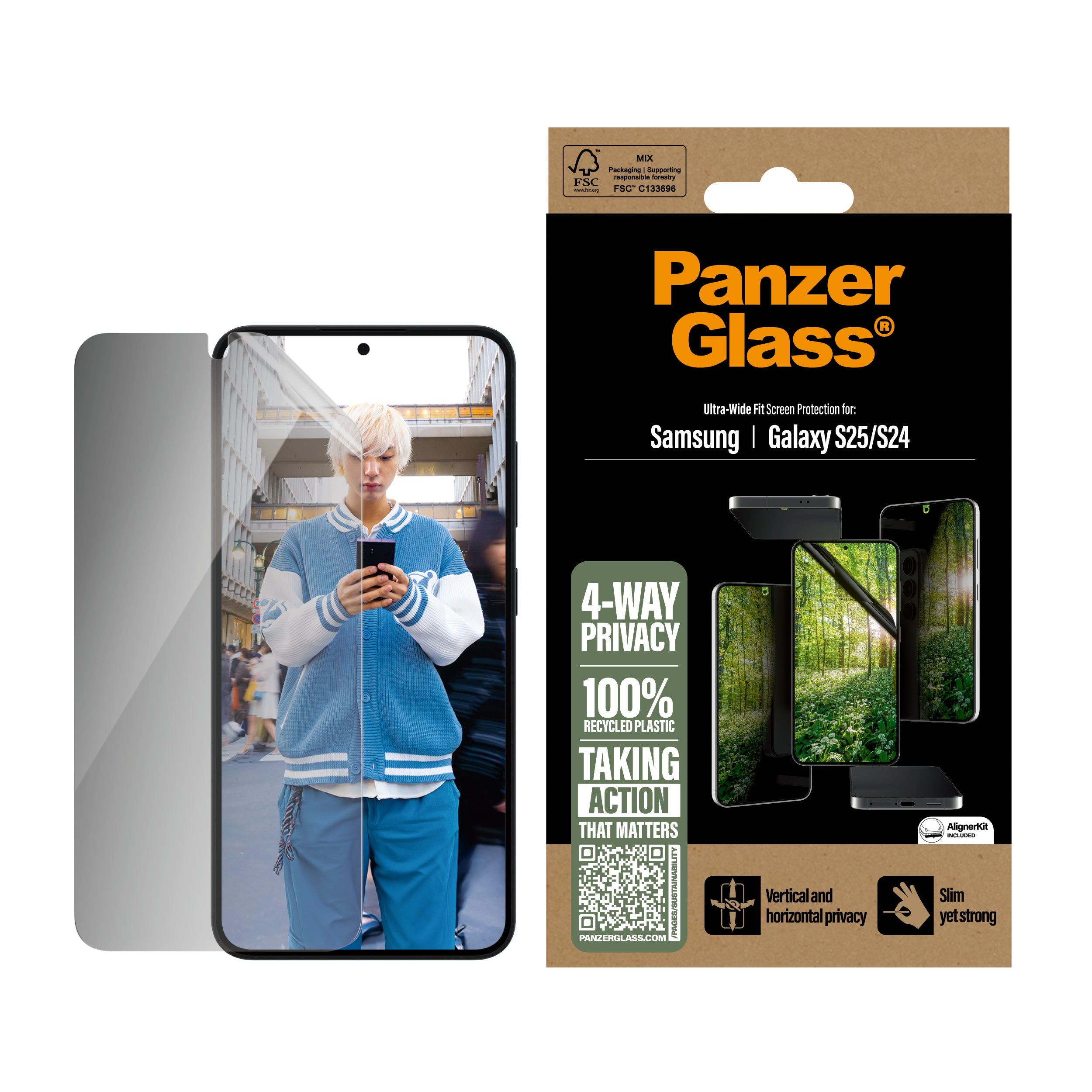 PanzerGlass ECO Matrix - Bildschirmschutz für Handy, Ansicht 4
