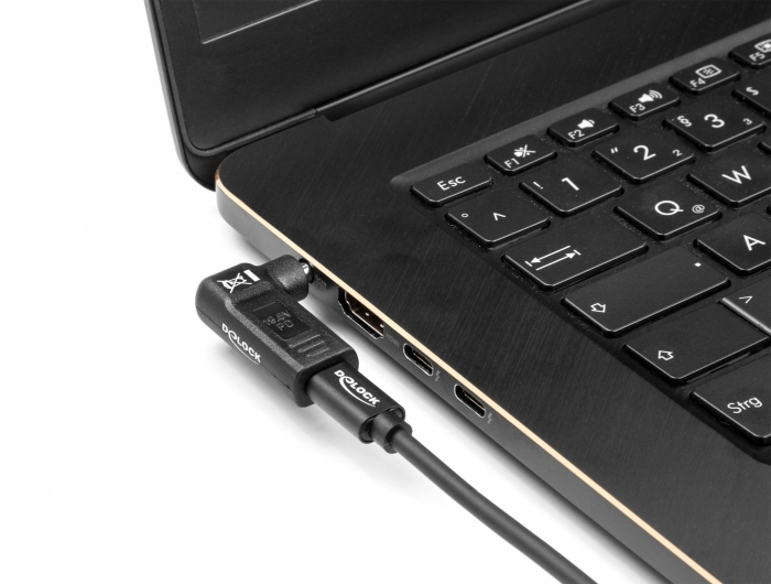 Delock Netzteil - USB-C (W) zu Gleichstromstecker 5,5 x 2,5 mm (M), Ansicht 2