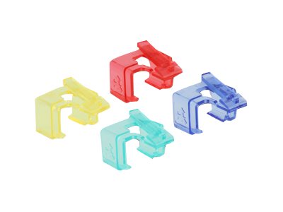 Delock Repair Clip Set 1 - Netzwerkanschluss Reparatur-Clip - Blau Gelb Rot grün (Packung mit 40)