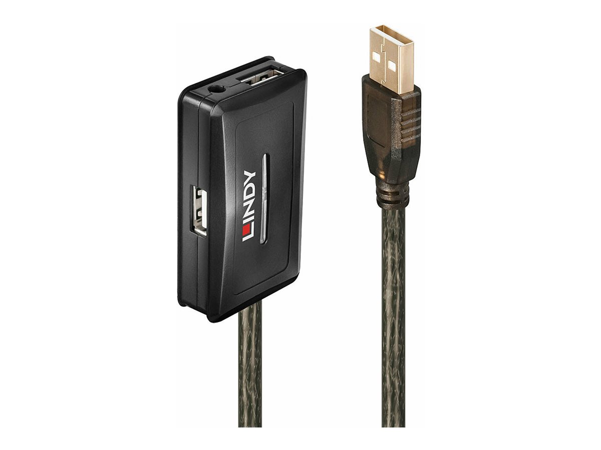 Lindy USB 2.0 Active Extension Hub - Hub - 4 x USB 2.0, Ansicht 3