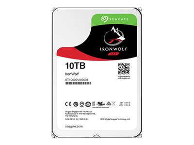 Seagate IronWolf ST10000VN0004 - Festplatte - 10 TB - intern - 3.5 (8.9 cm)